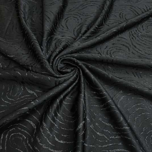 Designer Emboss-Weave Polyester Fabric for Blazers, Kurtas & Suiting (DN07)