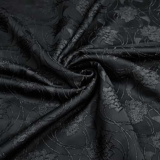 Emboss-Weave Polyester Fabric for Abaya, Burkha & Hijab (DN25)