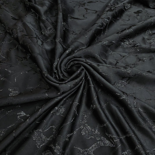 Emboss-Weave Polyester Fabric for Abaya, Burkha & Hijab (DN21)