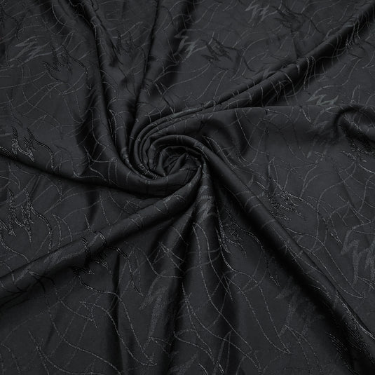 Emboss-Weave Polyester Fabric for Abaya, Burkha & Hijab (DN24)