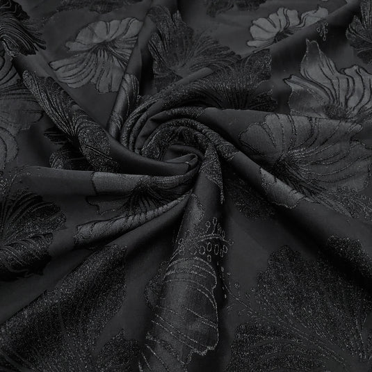 Emboss-Weave Polyester Fabric for Abaya, Burkha & Hijab (DN22)