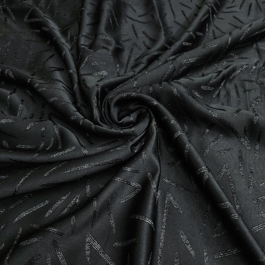 Designer Emboss-Weave Polyester Fabric for Blazers, Kurtas & Suiting (DN06)