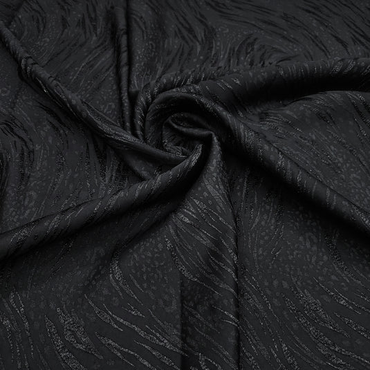 Emboss-Weave Polyester Fabric for Abaya, Burkha & Hijab (DN26)