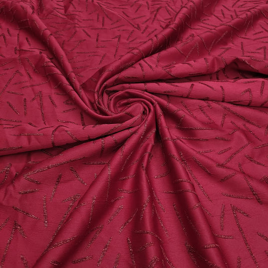 Lycra Jacquard Polyester Fabric for Abaya, Burkha & Hijab (DN042)