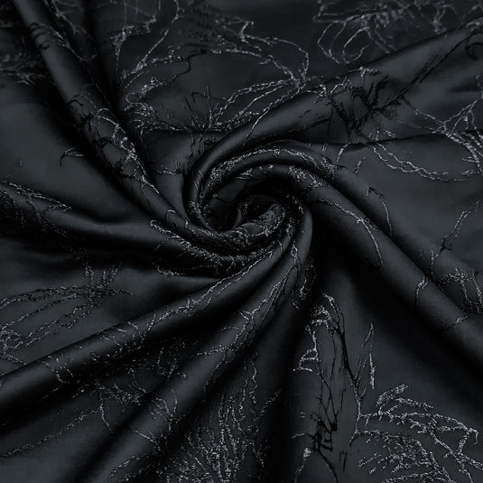 Emboss-Weave Polyester Fabric for Abaya, Burkha & Hijab (DN28)