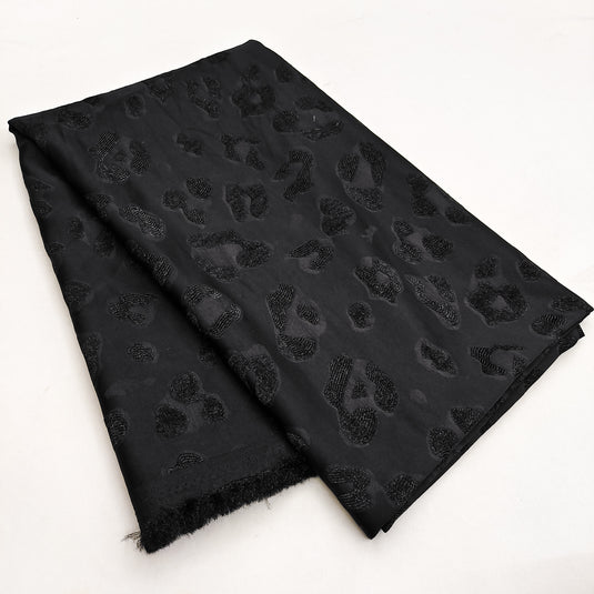 Emboss-Weave Polyester Fabric for Abaya, Burkha & Hijab (DN14)