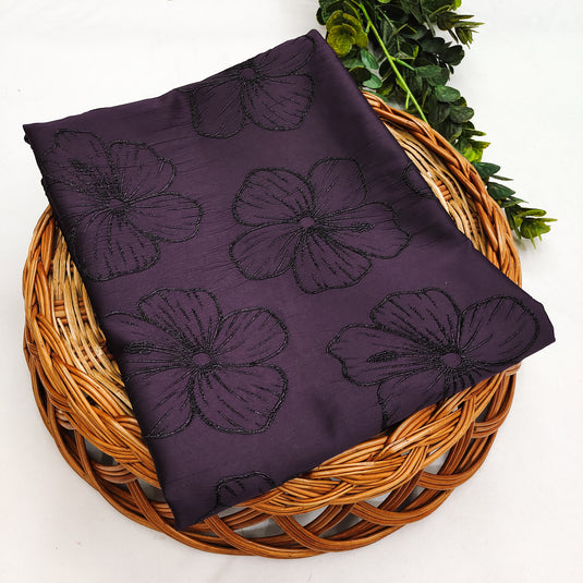 Lycra Jacquard Polyester Fabric for Abaya, Burkha & Hijab (DN035)