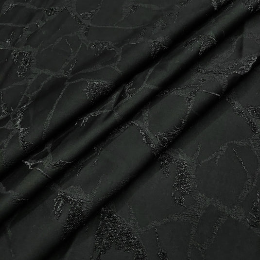 Emboss-Weave Polyester Fabric for Abaya, Burkha & Hijab (DN29)