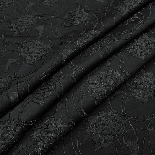 Emboss-Weave Polyester Fabric for Abaya, Burkha & Hijab (DN25)