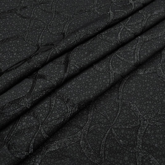 Emboss-Weave Polyester Fabric for Abaya, Burkha & Hijab (DN15)