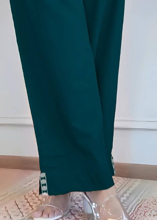 Elegant Embroidered Viscose Rayon Kurta & Magic Slub Co-ord Set with 3/4 Sleeves