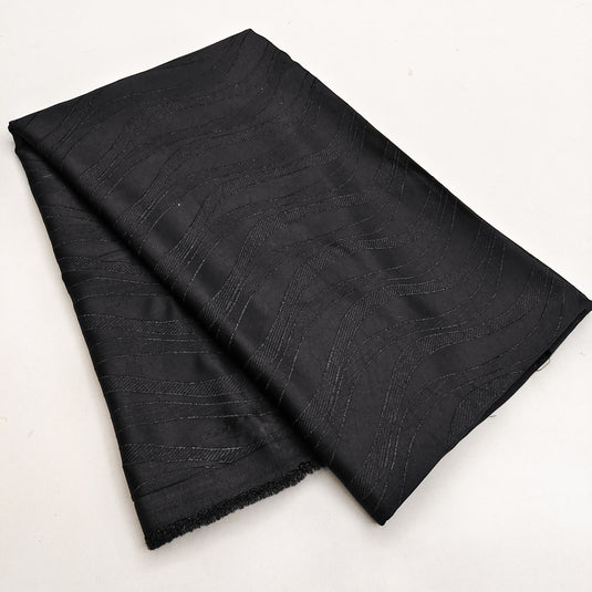 Designer Emboss-Weave Polyester Fabric for Blazers, Kurtas & Suiting (DN03)