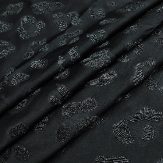 Designer Emboss-Weave Polyester Fabric for Blazers, Kurtas & Suiting (DN08)