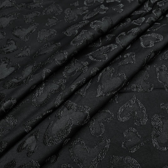 Designer Emboss-Weave Polyester Fabric for Blazers, Kurtas & Suiting (DN09)