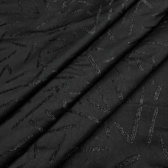 Designer Emboss-Weave Polyester Fabric for Blazers, Kurtas & Suiting (DN06)