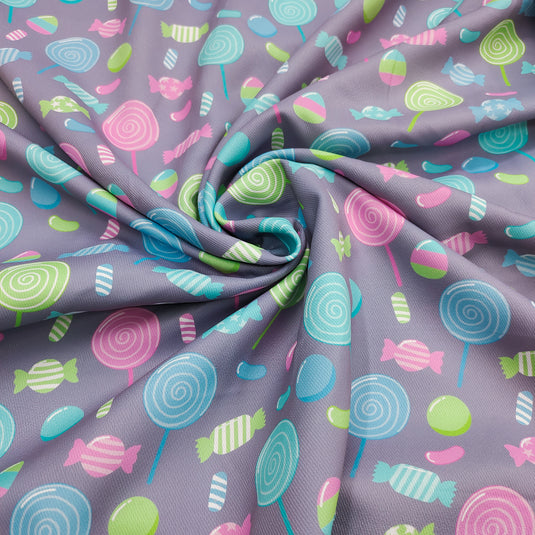 Multi Color Digital Print Cotton Blend Co-Ord Set Fabric