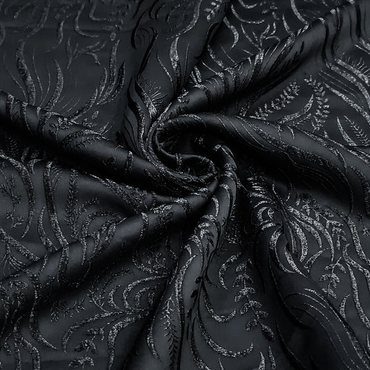 Emboss-Weave Polyester Fabric for Abaya, Burkha & Hijab (DN27)