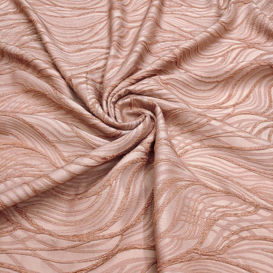 Lycra Jacquard Polyester Fabric for Abaya, Burkha & Hijab (DN048)