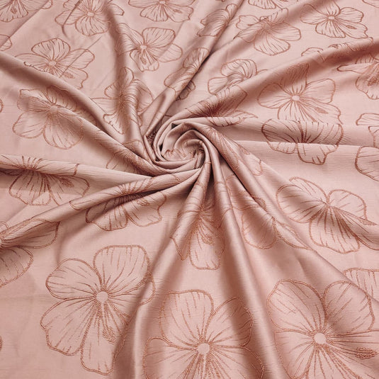 Lycra Jacquard Polyester Fabric for Abaya, Burkha & Hijab (DN033)