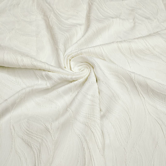 Lycra Jacquard Polyester Fabric for Abaya, Burkha & Hijab (DN045)