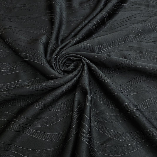 Designer Emboss-Weave Polyester Fabric for Blazers, Kurtas & Suiting (DN03)