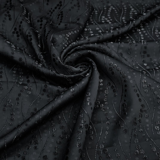 Designer Emboss-Weave Polyester Fabric for Blazers, Kurtas & Suiting (DN02)