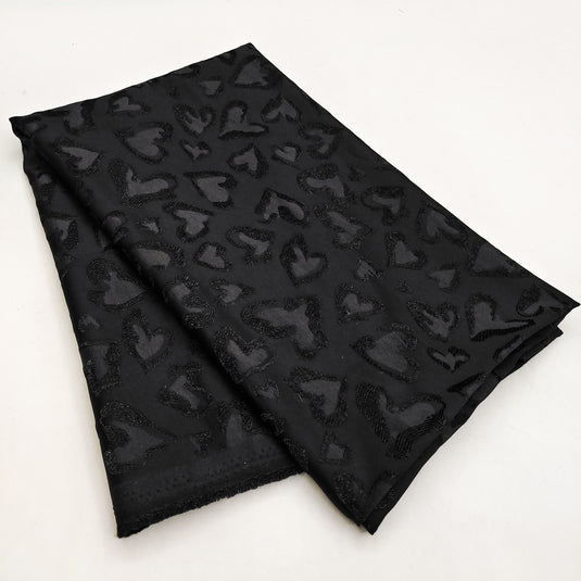Emboss-Weave Polyester Fabric for Abaya, Burkha & Hijab (DN13)