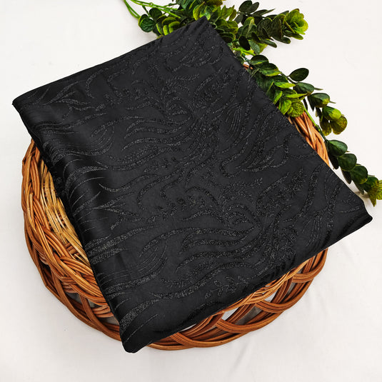 Emboss-Weave Polyester Fabric for Abaya, Burkha & Hijab (DN27)