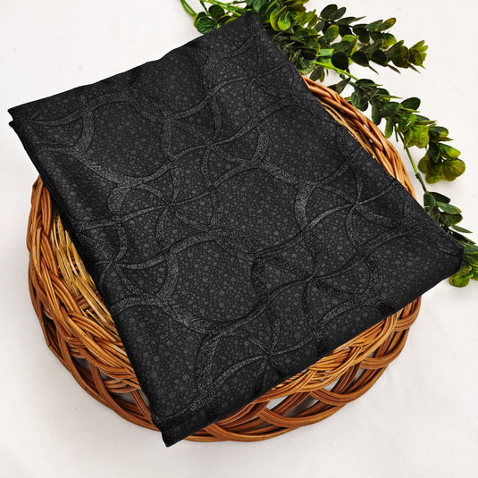 Emboss-Weave Polyester Fabric for Abaya, Burkha & Hijab (DN15)