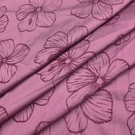 Lycra Jacquard Polyester Fabric for Abaya, Burkha & Hijab (DN034)