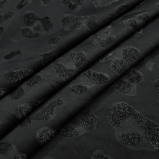 Emboss-Weave Polyester Fabric for Abaya, Burkha & Hijab (DN14)