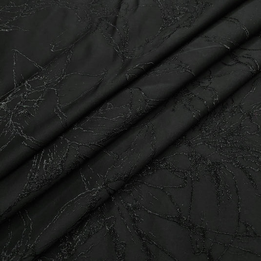 Emboss-Weave Polyester Fabric for Abaya, Burkha & Hijab (DN28)