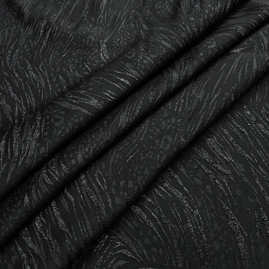 Emboss-Weave Polyester Fabric for Abaya, Burkha & Hijab (DN26)