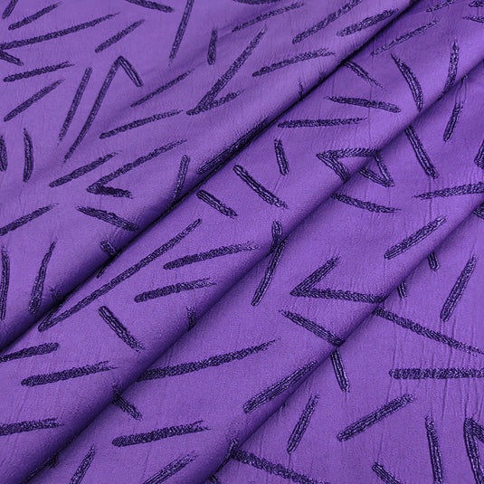 Lycra Jacquard Polyester Fabric for Abaya, Burkha & Hijab (DN041)