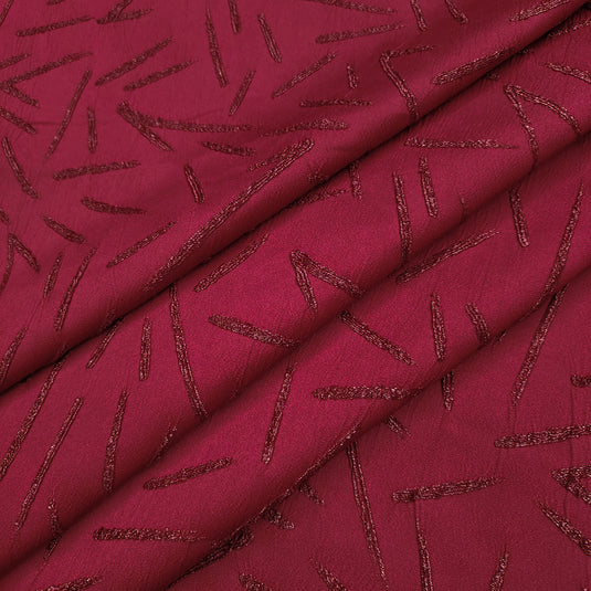 Lycra Jacquard Polyester Fabric for Abaya, Burkha & Hijab (DN042)