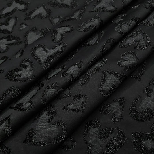 Emboss-Weave Polyester Fabric for Abaya, Burkha & Hijab (DN13)