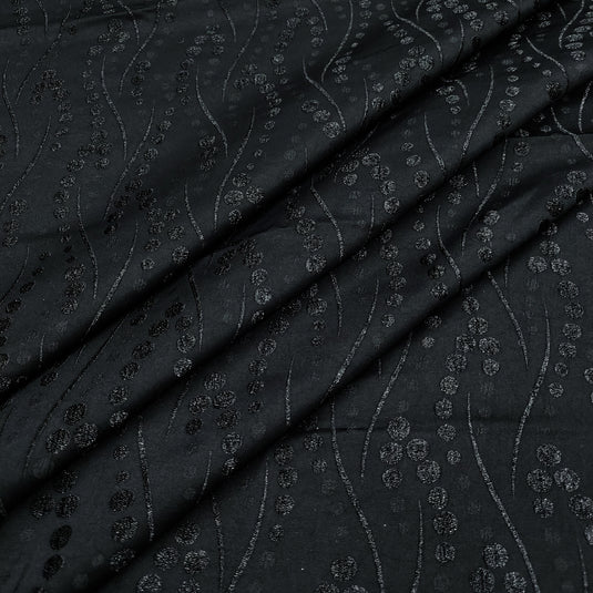 Designer Emboss-Weave Polyester Fabric for Blazers, Kurtas & Suiting (DN02)