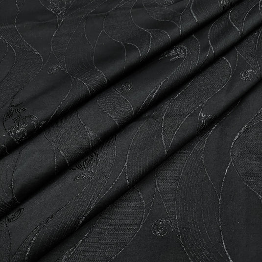 Designer Emboss-Weave Polyester Fabric for Blazers, Kurtas & Suiting (DN11)