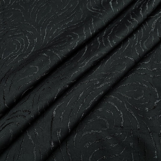 Designer Emboss-Weave Polyester Fabric for Blazers, Kurtas & Suiting (DN07)