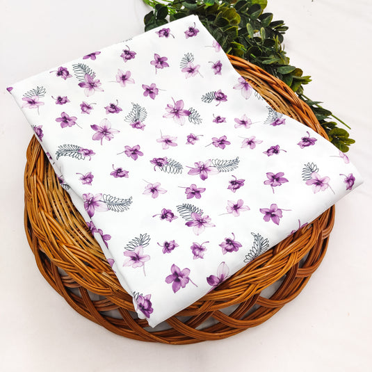 Multi Color Digital Print Unisex Cotton Blend Shirting Fabric (DN40)